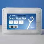 50 шт., зубочистки для чистки зубов, 7,5 см