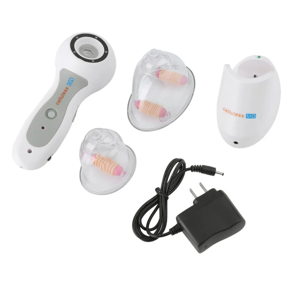 

Portable INU Celluless Body Deep Massage Vacuum Cans Anti-Cellulite Massager Therapy Treatment Cellulite Suction Cup EU US Plug