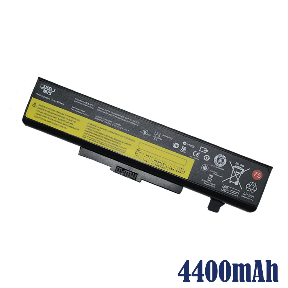 JIGU 6 ячеек L11L6Y01 L11S6Y01 Аккумулятор для ноутбука LENOVO Y480 Y480A Y480P Y580 G580AM G480 Z380AM G580 V480