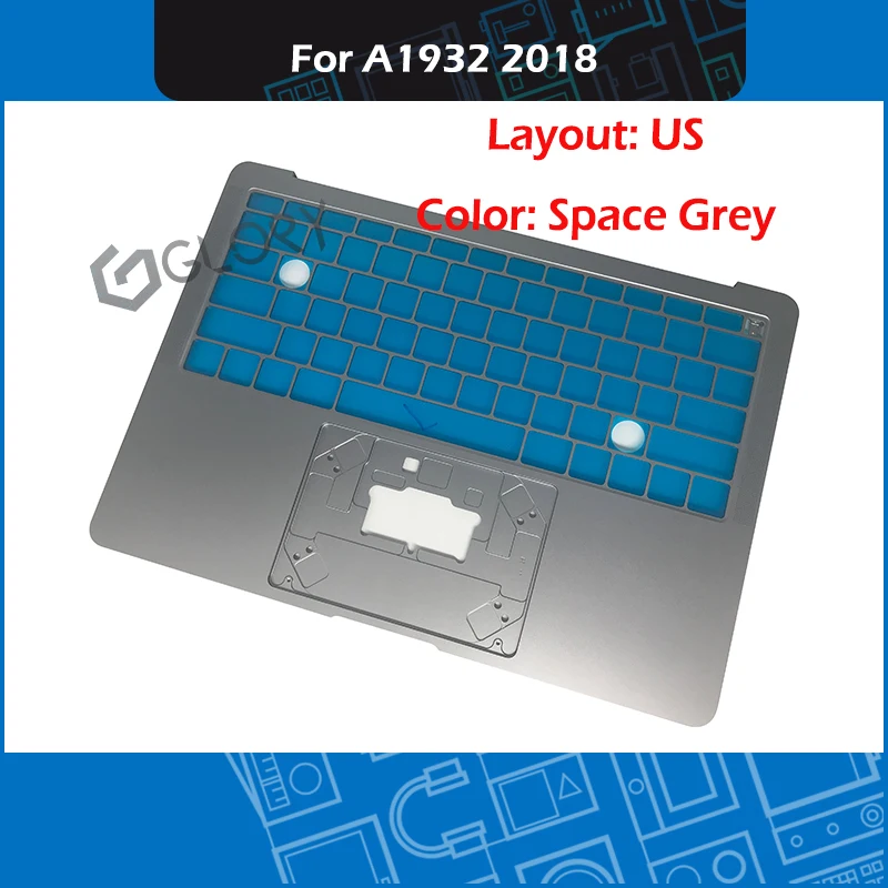 Совершенно новый ноутбук A1932 Топ чехол США Макет серый для Macbook Air Retina 13 &quotA1932 Палм