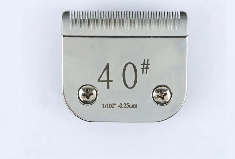 Профессиональная машинка для стрижки животных A5 blade 7FC 10#40#15 3F 4F 5F 7F 30#15# подходит для большинства Andis и Oster кусачки для ухода за домашними животными Замена - Цвет: Синий