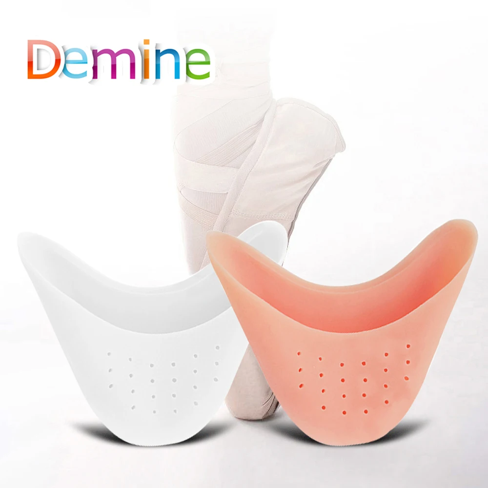 Силиконовые гелевые подушечки для ног Demine мягкие балетные пуанты танцевальных