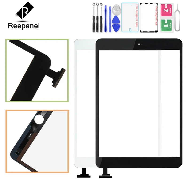 7.9" For iPad Mini Screen 2 Touch mini1 mini2 Digitizer Panel A1432 A1454 A1455 A1489 A1490 A1491 No IC Home Button | Компьютеры и