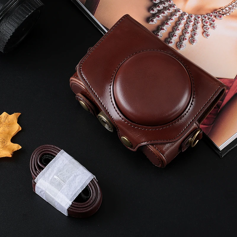 Чехол из искусственной кожи высокого качества для цифровой камеры Canon G7X Mark II G9X G1X