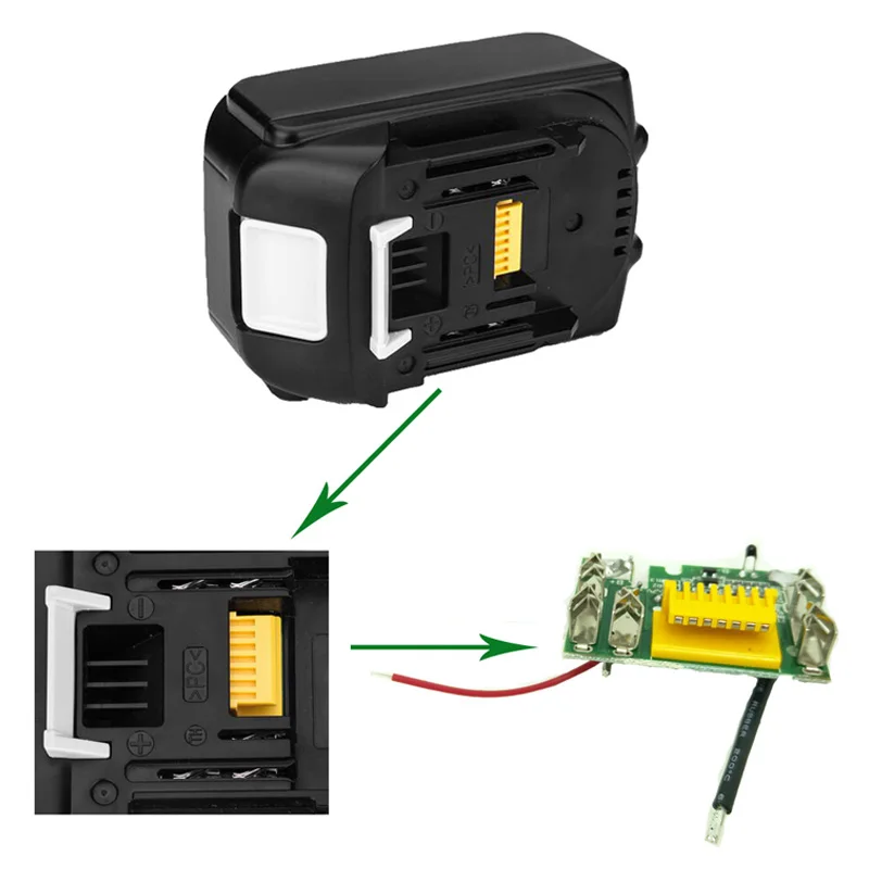 Печатная плата 18 в 3 0 А/ч 6 а/ч для чипа защиты литиевой батареи Makita BL1830 BL1845 BL1860 BL1815