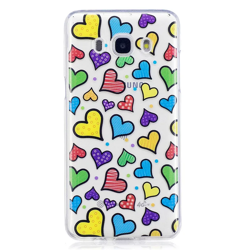 Jdble мягкий чехол TPU для Samsung Galaxy J3 2016 J5 J7 крышка Чехол Симпатичные Единорог пончики