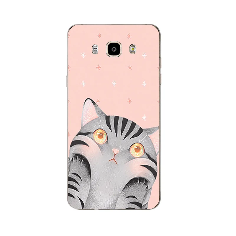 Сделай Сам для Samsung Galaxy J7 2015/2016/2017 чехол J700/J710 J730 S4 S5 Мягкий TPU кошек с семейным