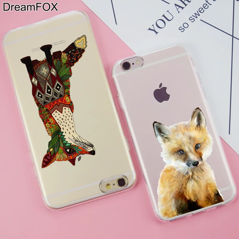 L283 модный дизайн лиса Мягкий ТПУ силиконовый чехол для Apple iPhone 11 Pro X XR XS Max 8 7 6 6S Plus 5