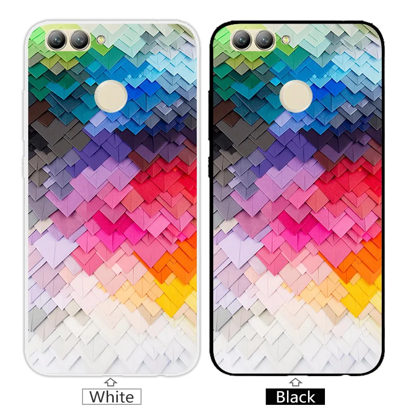 For Coque Huawei Nova 2 Phone Case Ultra-thin Soft Silicon TPU 5.0 inch Protective Brick Road Cover |