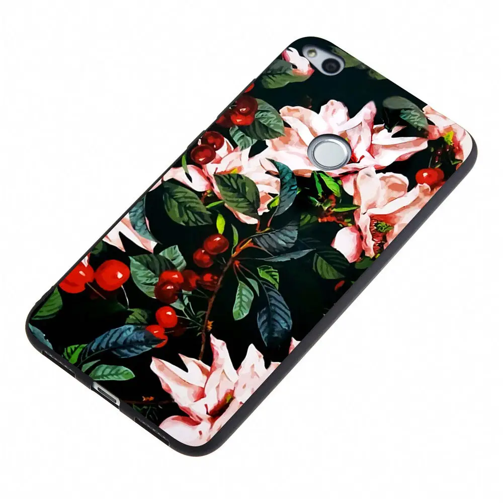 Shockproof Phone Bag Cases For Huawei G10 GR3 GR5 2017 Honor 9i 9 Lite 10 V10 V9 Play Flowers Marble Case Covers Funda |
