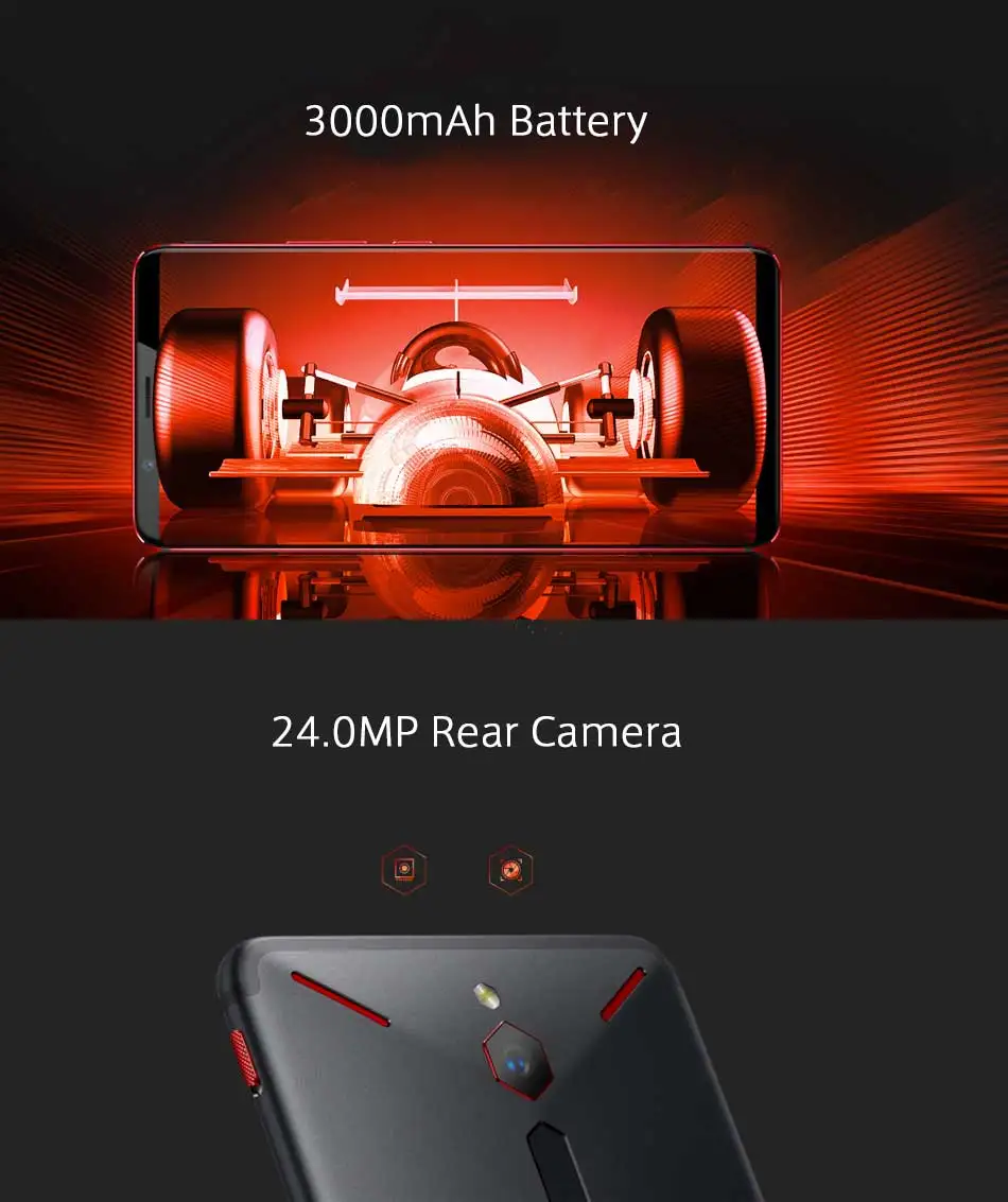 Оригинальный zte Nubia красный волшебный игровой мобильный телефон 6
