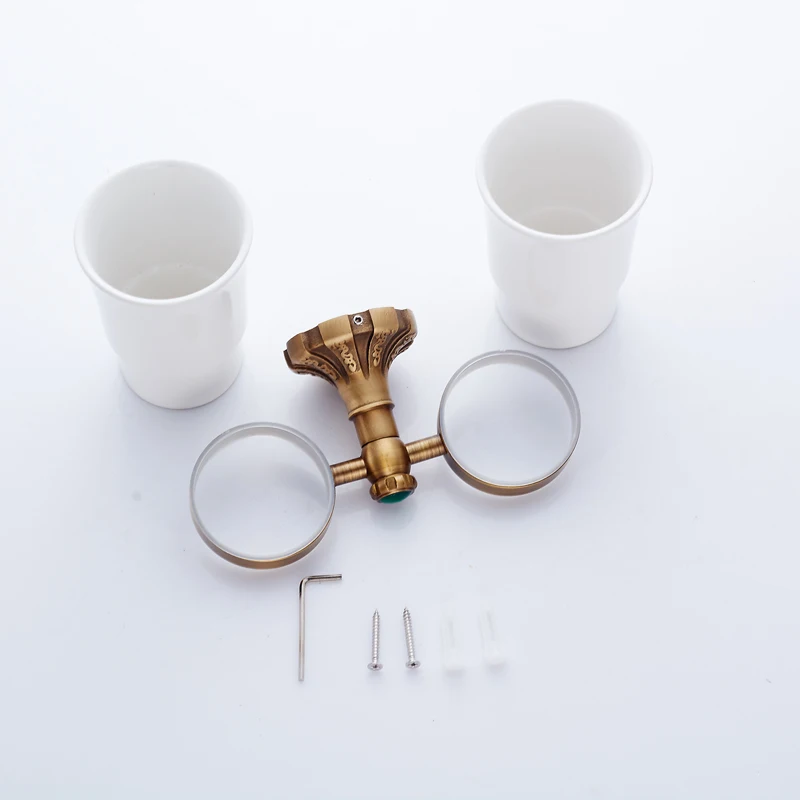 Держатель для стакана и чашки настенный держатель ванны винтажный античный