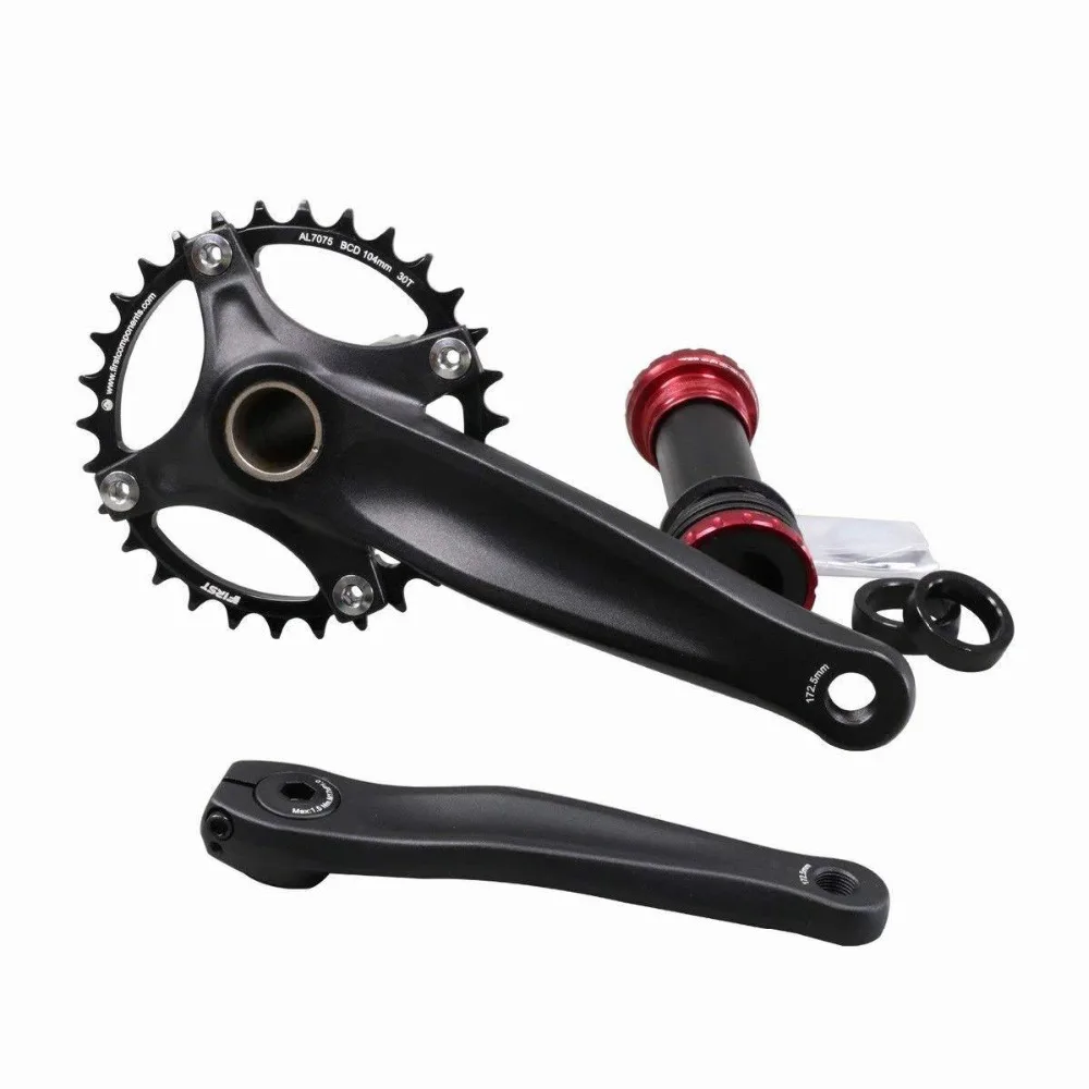 Can Fat Bike Crankset 30T 172,5 мм Длина рукоятки 120 мм Нижний Кронштейн Fat Bike Crankset Односкоростной велосипед 1x10 pedaleira
