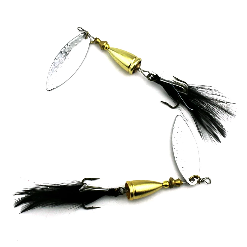 2 шт. металлическая рыболовная приманка ложка 8 5 г блестки приманки рыболовные