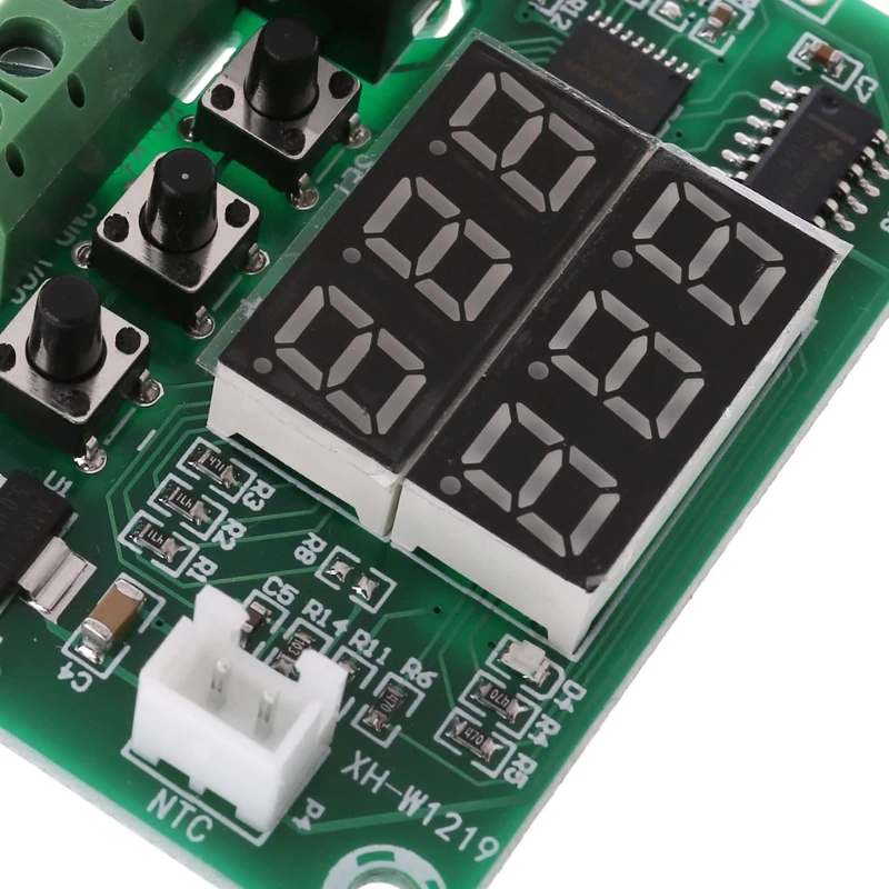 XH-W1219 Dual LED Display Thermostat Temperature Controller Module Thermometer with Waterproof NTC Sensor Probe | Инструменты