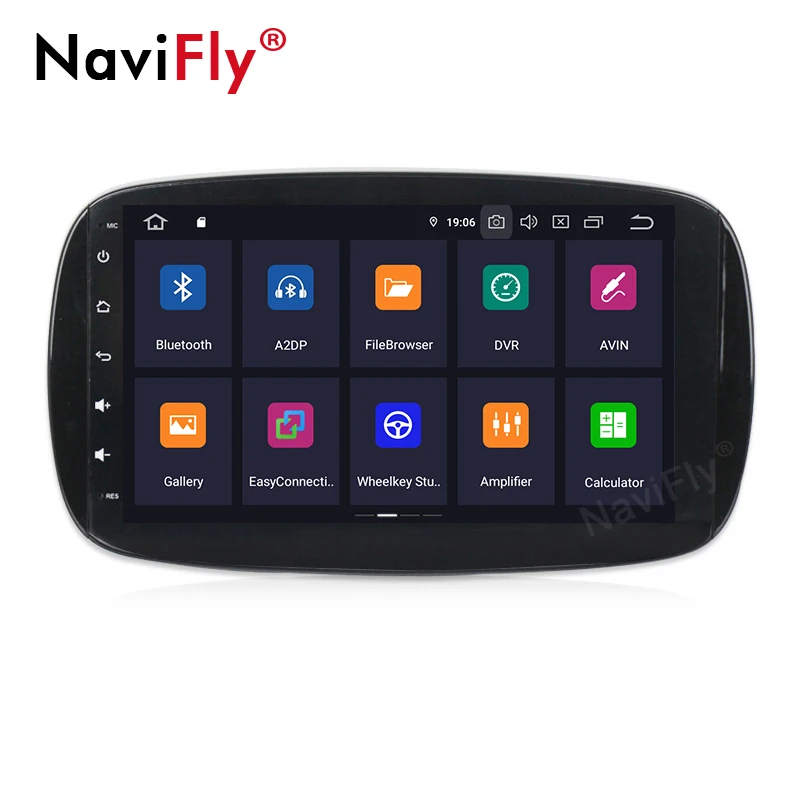 9 &quotAndroid 0 IPS DSP автомобильный dvd-плеер радио GPS для Benz Smart Fortwo C453 A453 W453 2015-2018