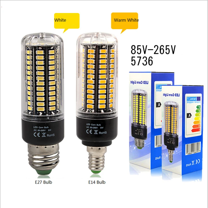 Энергосберегающая светодиодная лампа кукуруза 85 360 в переменного тока лм/Вт E14 3