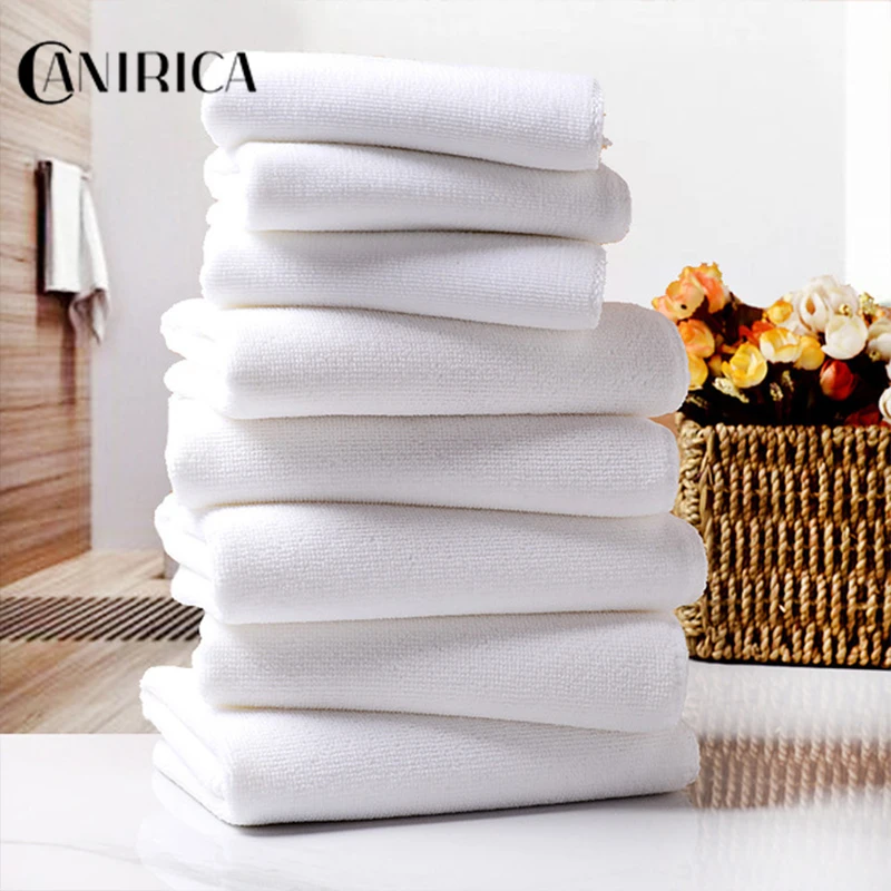 20 шт./партия белое полотенце безопасная ткань мягкие полотенца для кожи