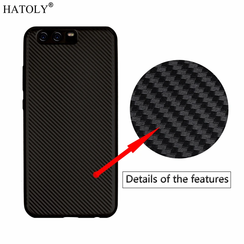 Чехол HATOLY для Huawei P10 чехол P 10 Ультратонкий Мягкий ТПУ чехол-накладка из