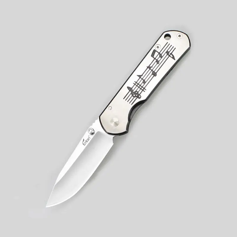 F710B ENLAN F710 8Cr13Mov лезвие стальная ручка складной нож 60HRC Открытый выживания кемпинг Дайвинг бушкрафт Деревообработка EDC карманный инструмент - Цвет: F710B