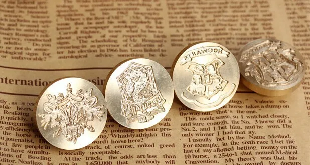 Новый горячий Хогвартс воск уплотнение металлическая головка без ручки DIY для