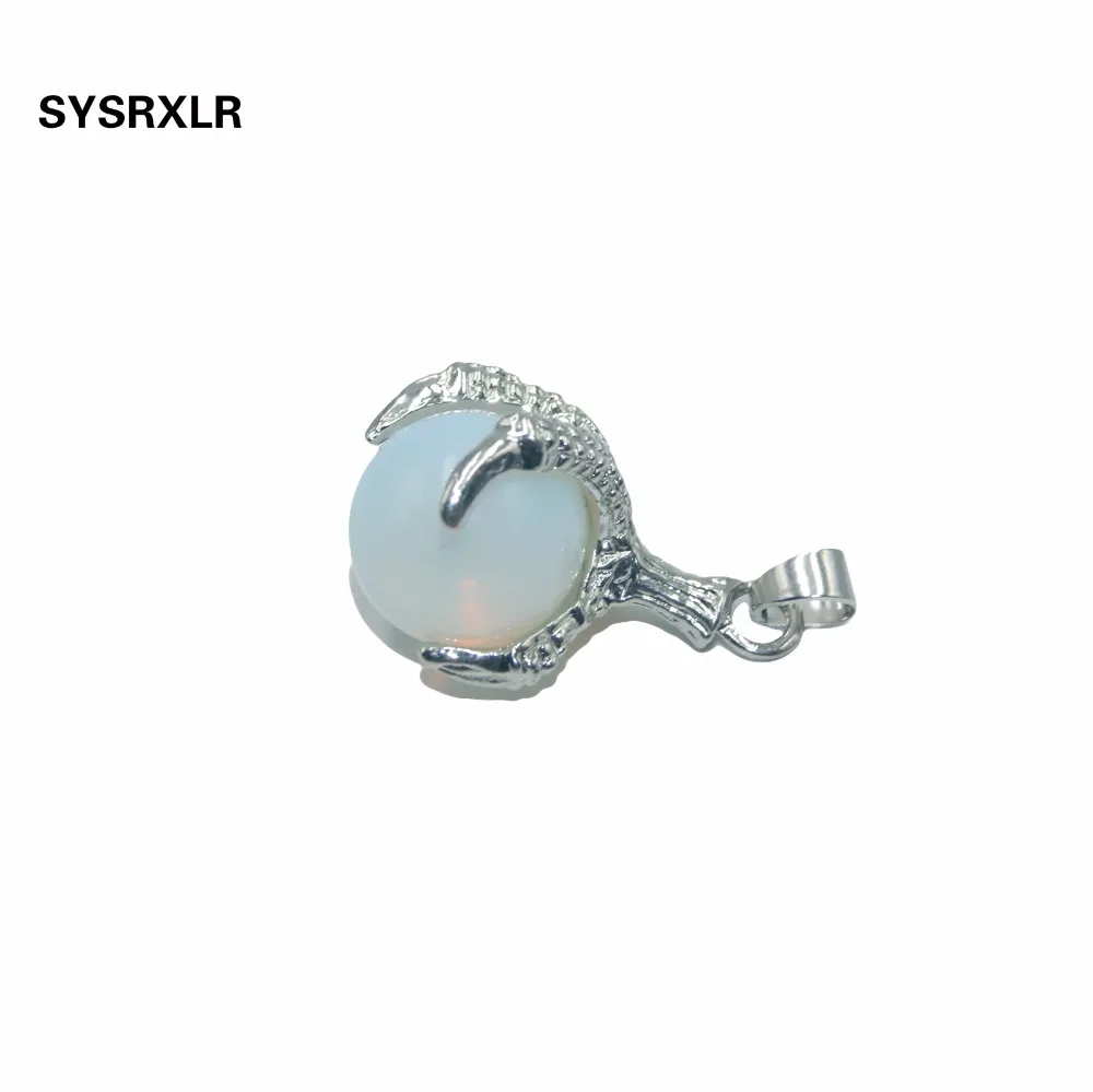 Бесплатная доставка 3 формы модный Опаловый маятник подвеска из натурального