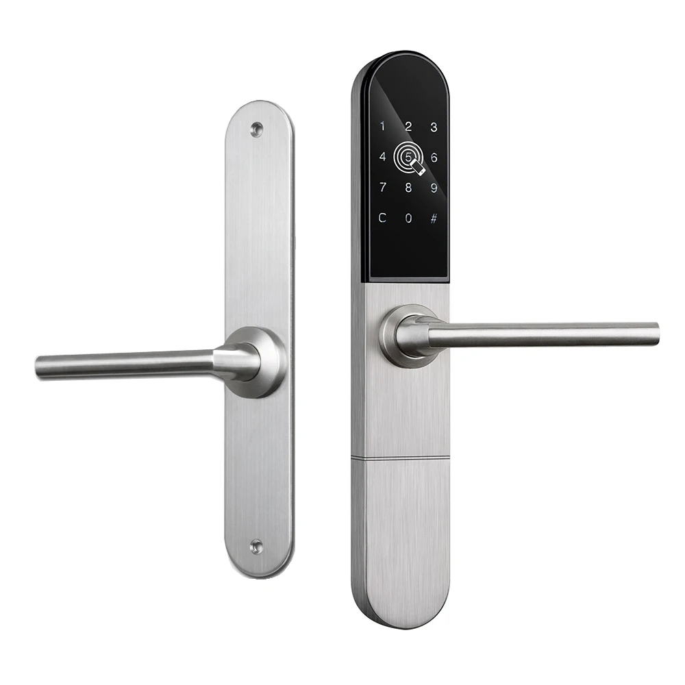 Bluetooth TTlock приложение умный дверной замок RFID цифровой ключ кода для раздвижной стеклянной двери