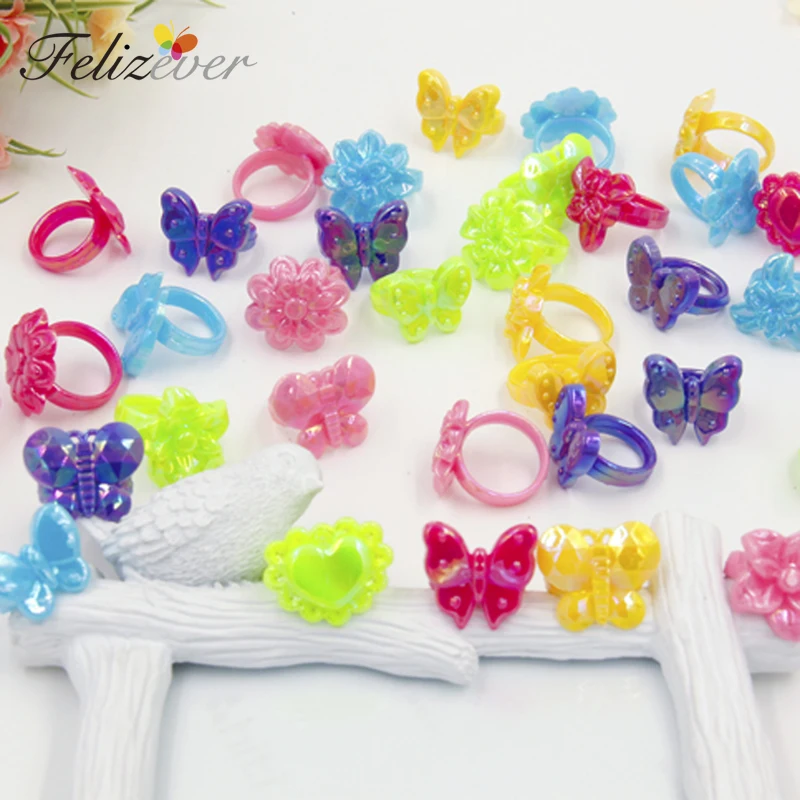 36 шт. ассорти пластиковое массивное кольцо для принцессы подарки тематической