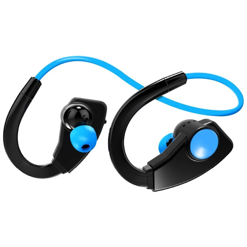 Спортивные Bluetooth наушники с 8 Гб MP3 плеер FM радио беспроводная гарнитура водонепроницаемые bluetooth наушники музыкальный плеер wlakman mic