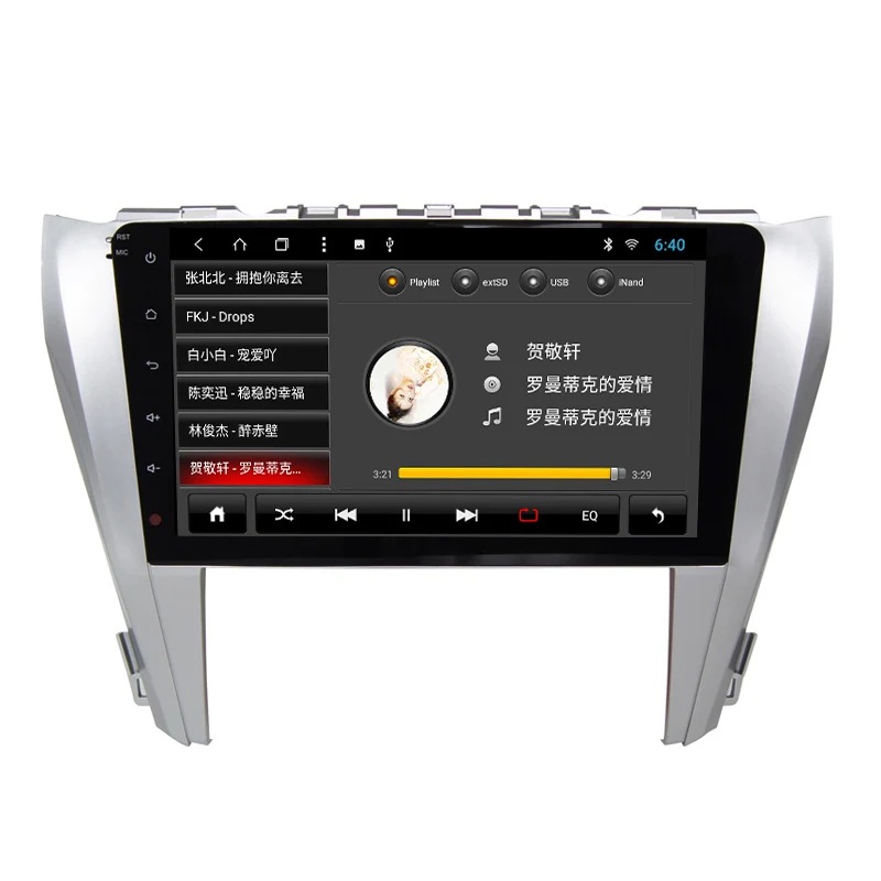 2 Din Автомобильная стерео мультимедийная система для Toyota Camry 2015 2016 Android 8 1 с gps
