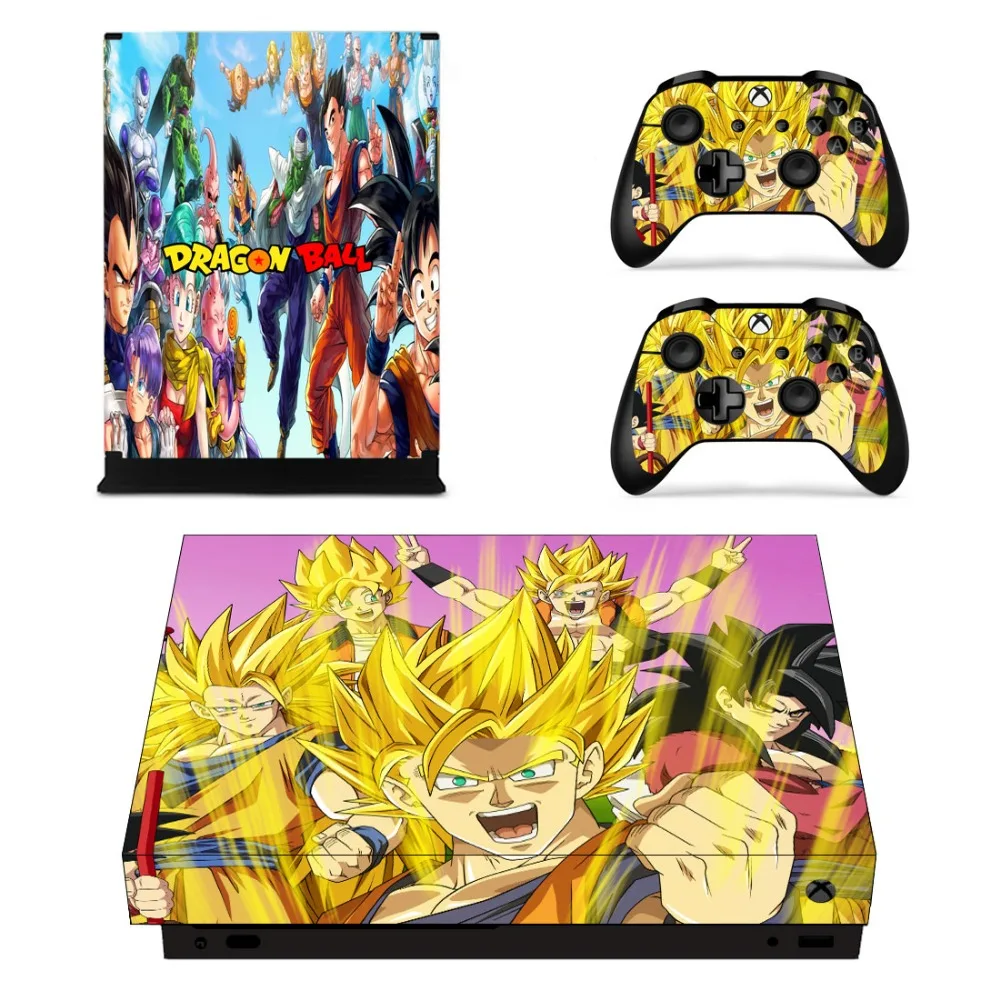 Dragon Ball Super Z Faceplates Skin Console & Controller Decal Stickers for Xbox One X + Sticker | Электроника
