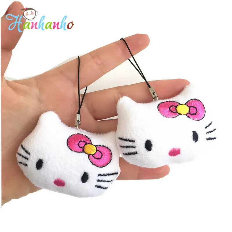 1 шт. плюшевая игрушка hello kitty маленький кулон детский подарок для вечеринки KT
