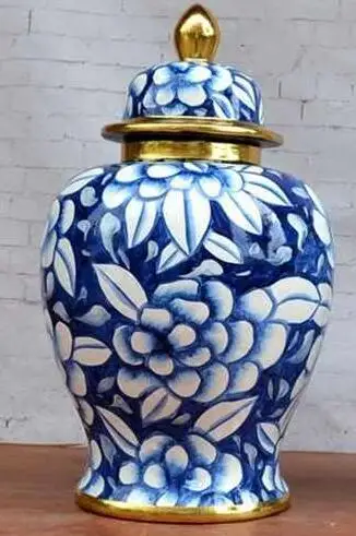 18 дюймов большие китайские фарфоровые декоративные Имбирные банки|ginger jars|large ginger