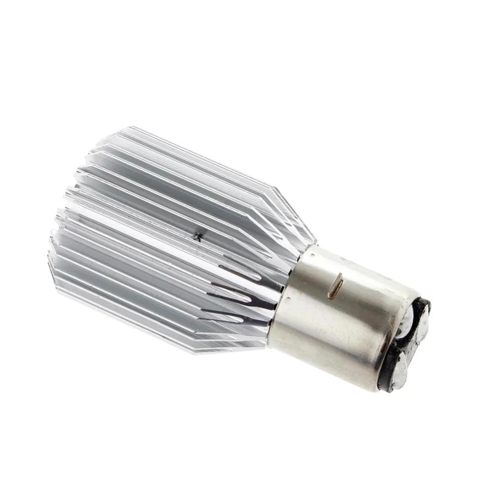 1x DC 6-80V 12W WL LED Moto rcycle передняя фара COB BA20D Ampoule moto-головного света | Автомобили и
