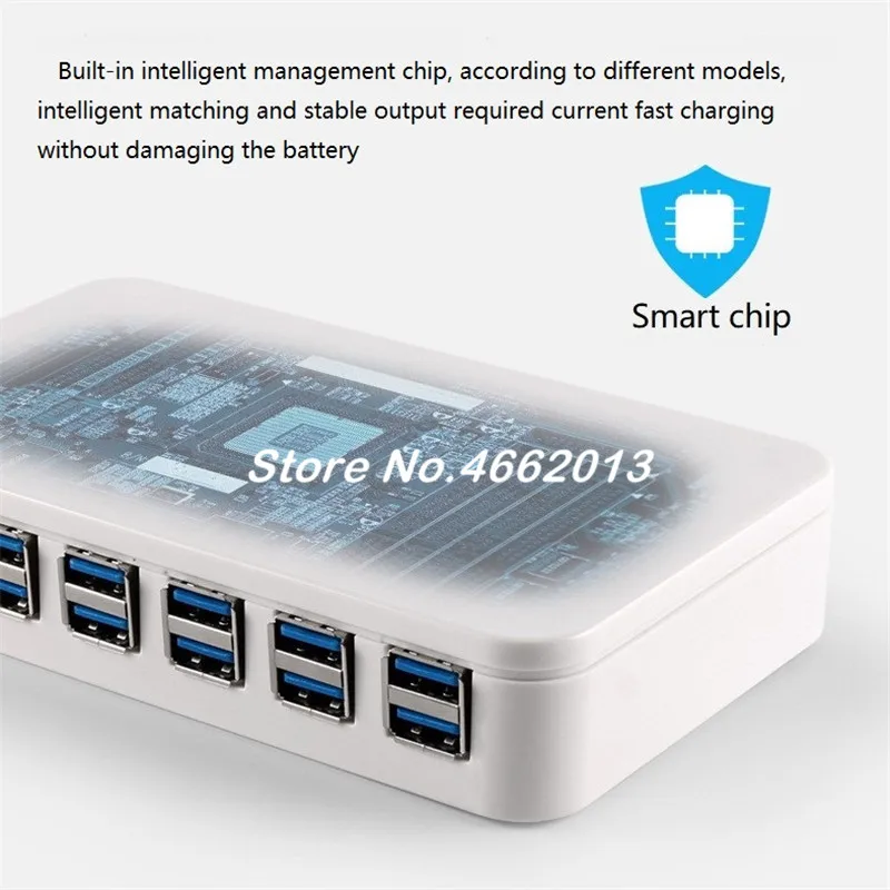 Портативное зарядное устройство с несколькими USB портами миниатюрная зарядная