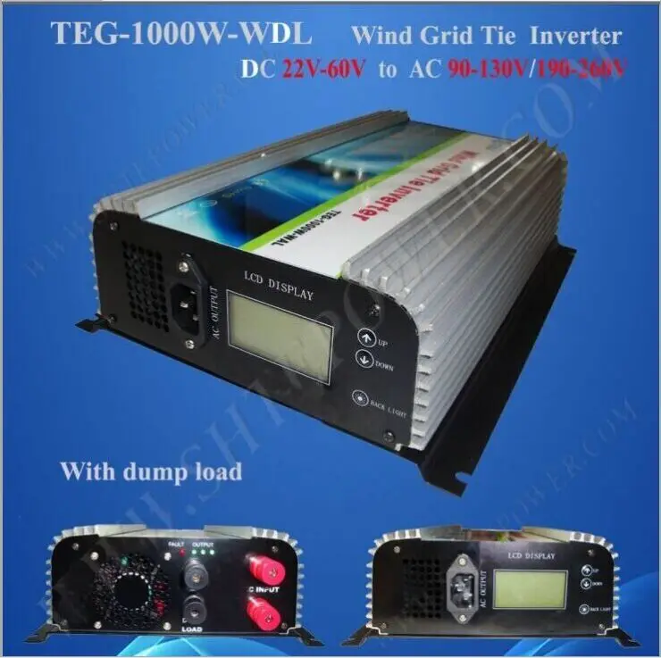 High quality grid connected wind generator inverter 1000W 48V DC micro pure sine wave | Обустройство дома