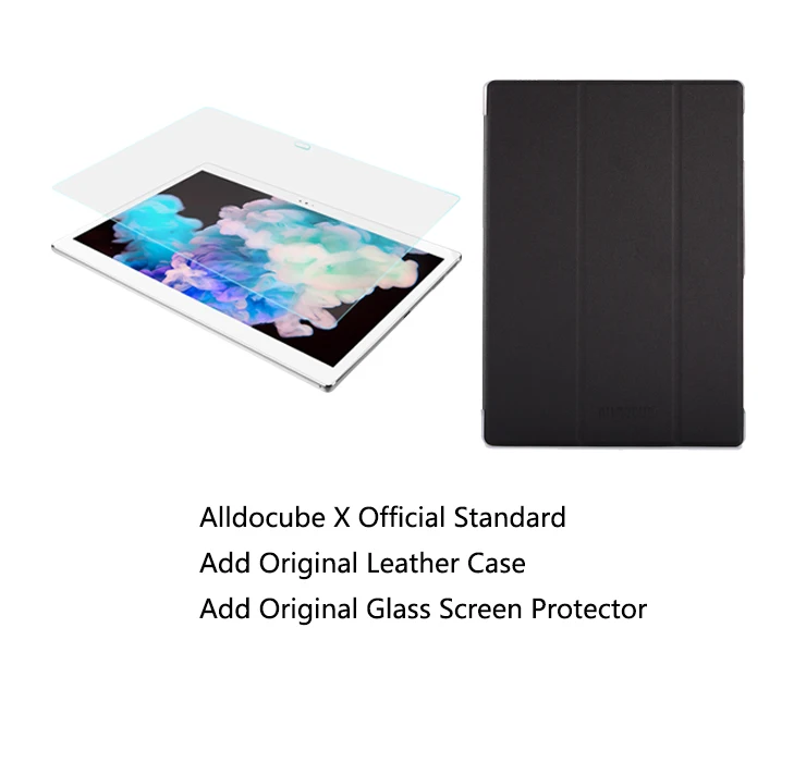 Add Protector Case 10," 2560*1600 Alldocube X планшетный ПК Android 8,1 4G ram 64G/128G rom 8MP камеры MTK8176 шестиядерный BT Распознавание отпечатков пальцев - Комплект: Add Protector Case