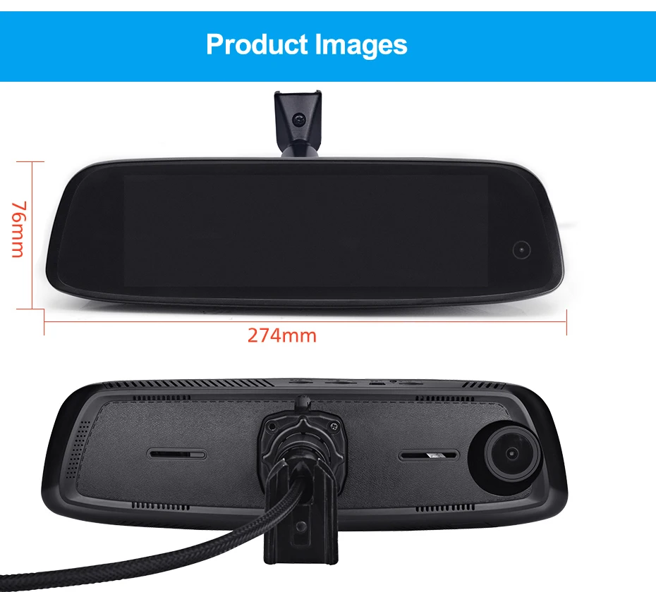 Phisung 3 CHS cameas ram 2GB+ ROM32GB Автомобильная камера в зеркале dvrs Android ADAS gps навигация DashCam 1080P hd Автомобильный видеорегистратор dash камера