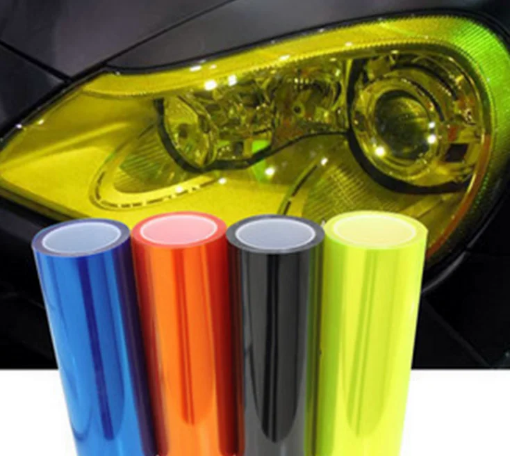 30cm*9m Car Lamp Film Motorcycle and Headlamp Change Color Chameleon Sticker Fog Lights Refitting |