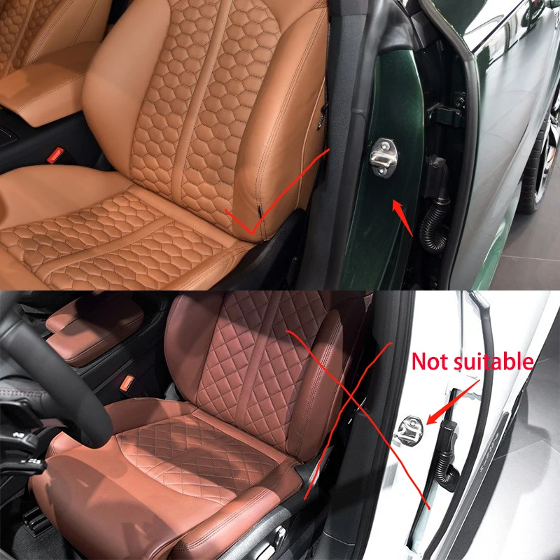 4 шт нержавеющая сталь замок двери пряжка защитный чехол авто для Audi A3 S3 2009 2010 2011