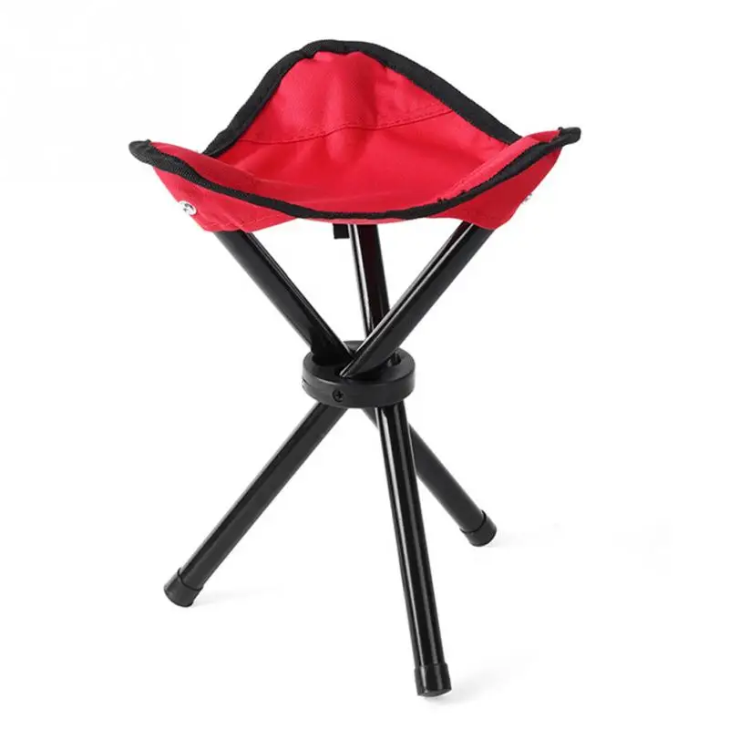 Портативный Малый трехногий стул складной рыбалка уличная Парковая