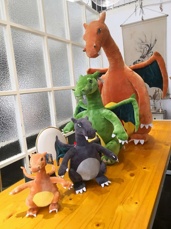 Прямая продажа гигантская плюшевая кукла Динозавр из мультфильма Charizard dinosaur