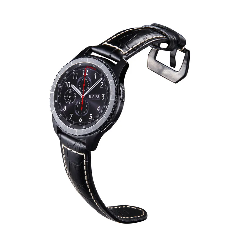 Ремешок для часов из натуральной кожи Samsung Gear S3 Classic Frontier стальной ремешок с