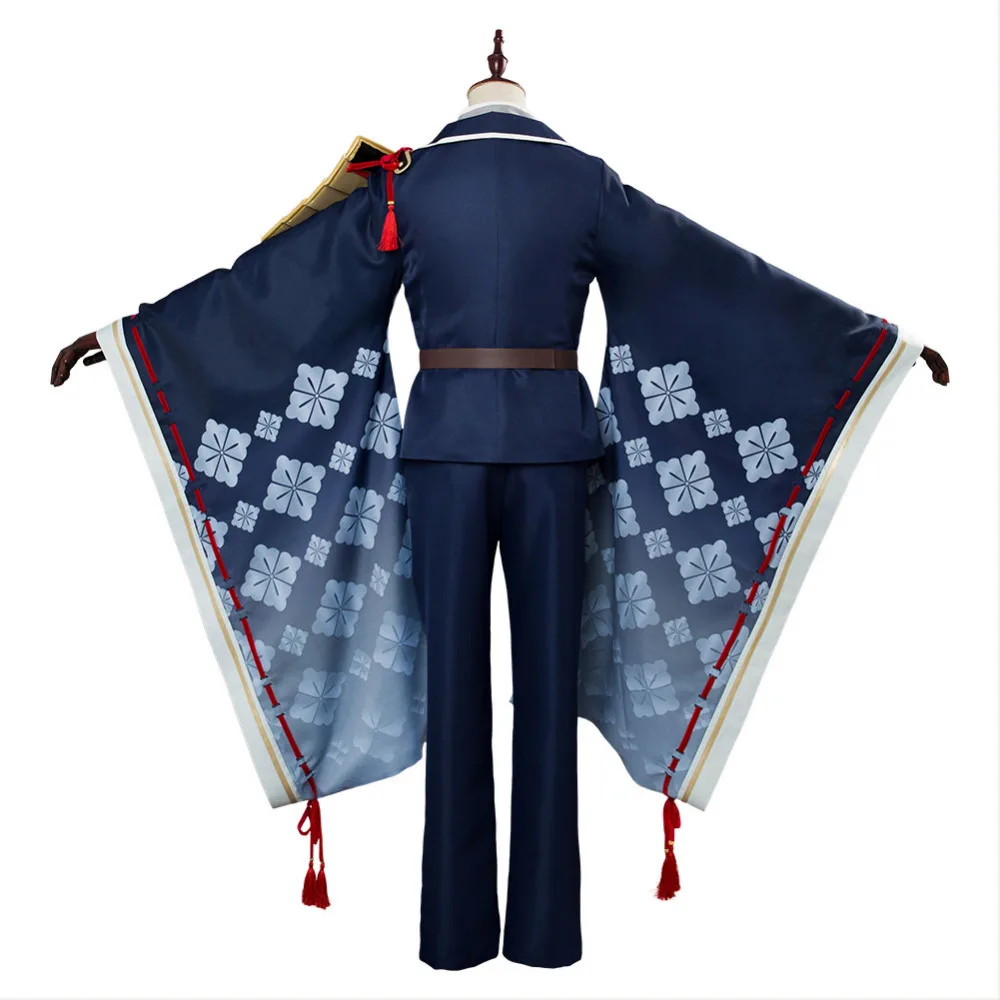 Костюм для косплея Touken Ranbu Hakusan Yoshimitsu костюм с париком полный комплект парик