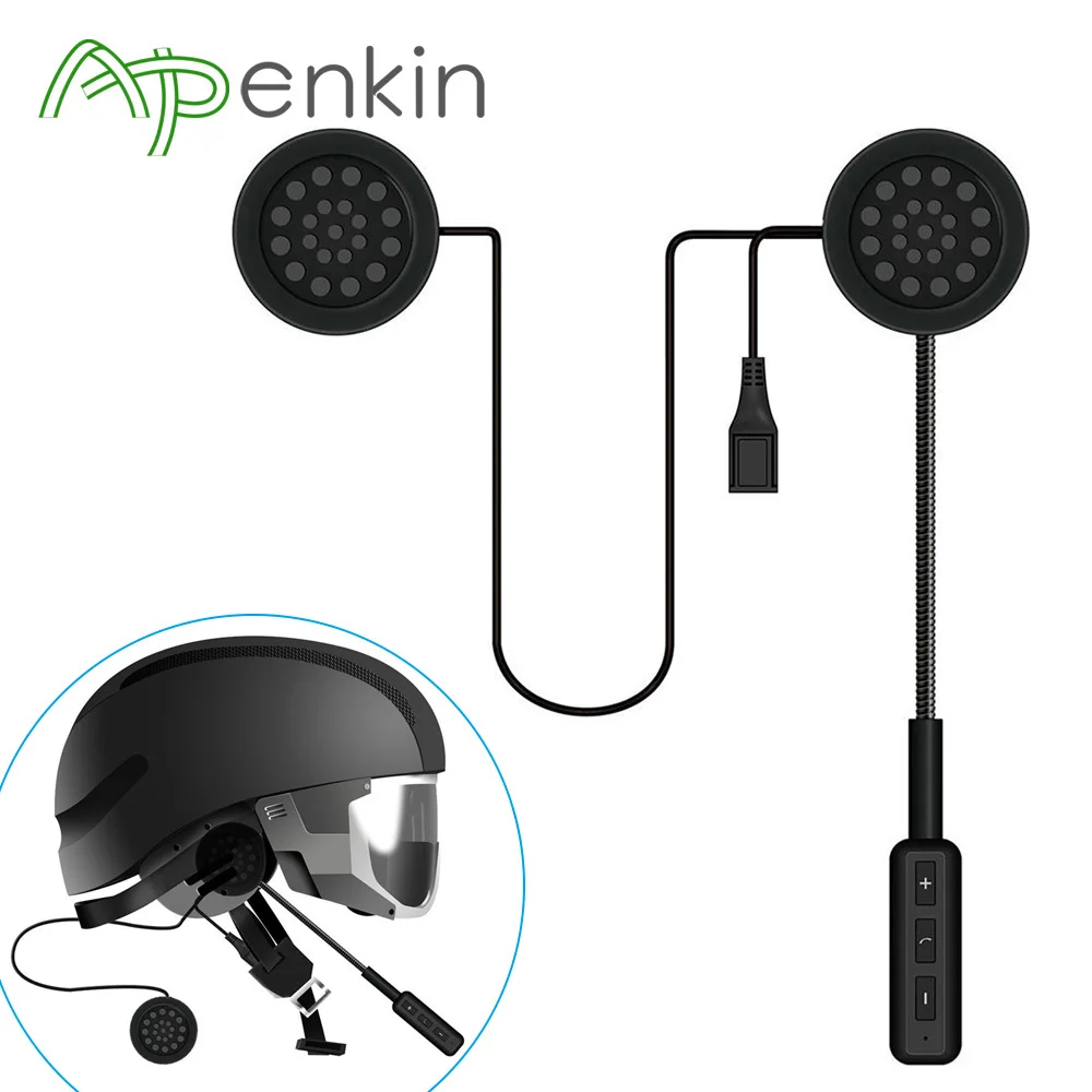 Гарнитура для мотоциклетного шлема Arpenkin Беспроводная Bluetooth гарнитура