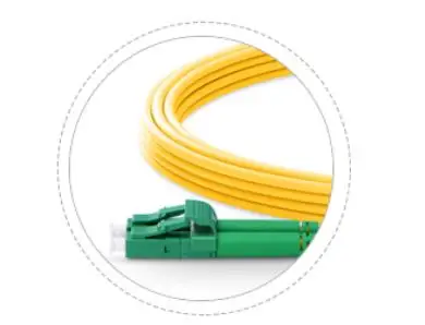 FirstFiber 1 м LC APC к G657A 2 жильный дуплексный волоконный соединительный кабель