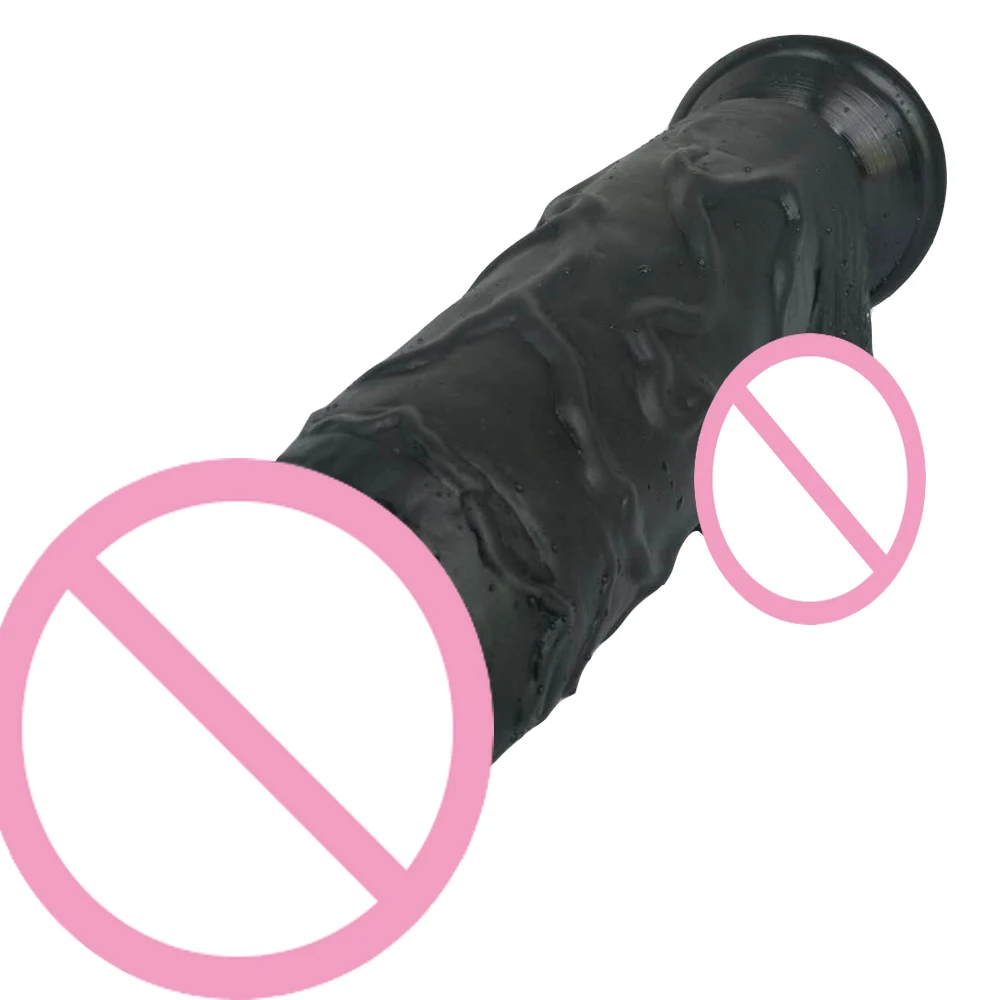 Новинка! Супер большой и толстый фаллоимитатор на присоске для женской