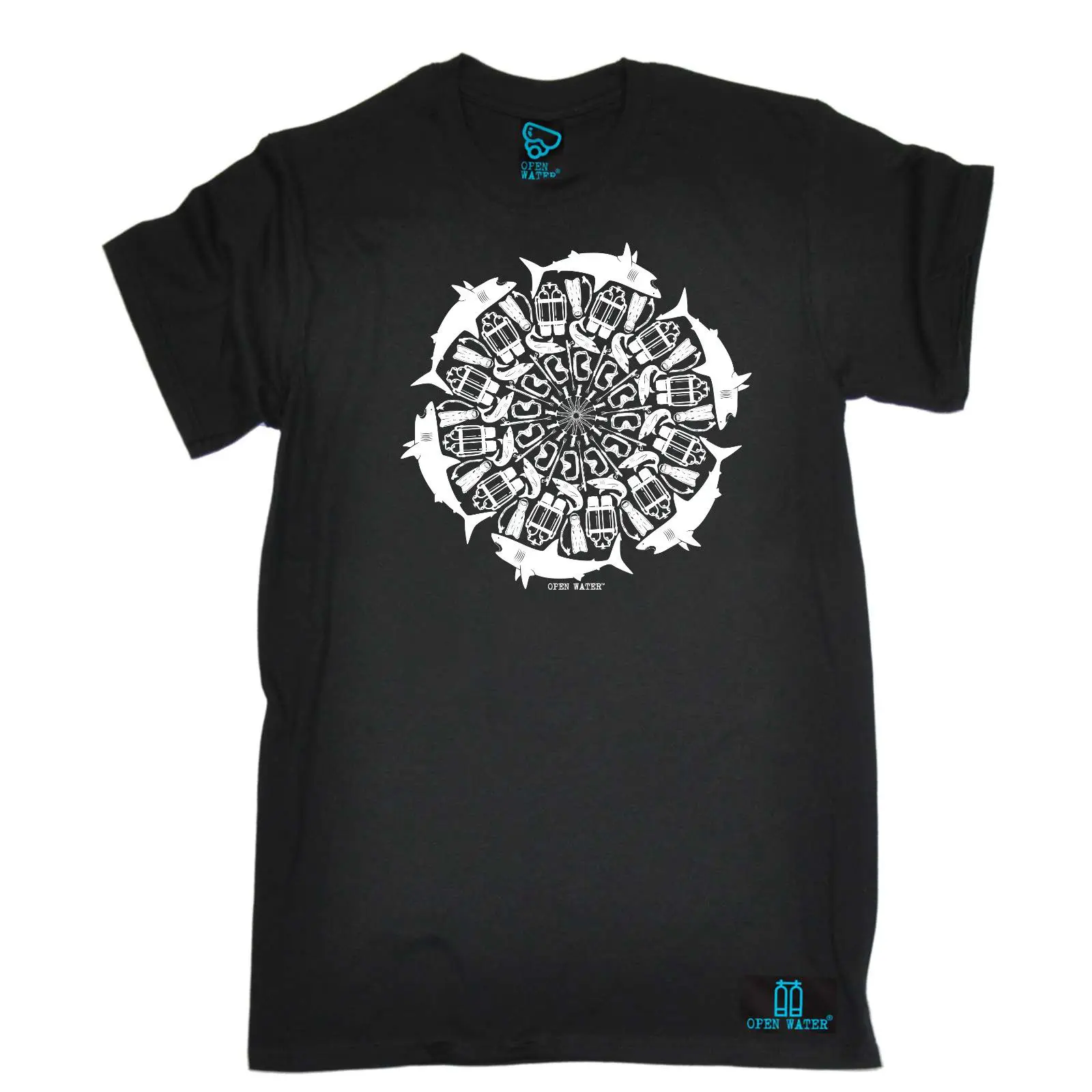 Смешная Новинка Мужская футболка для дайвинга | одежда