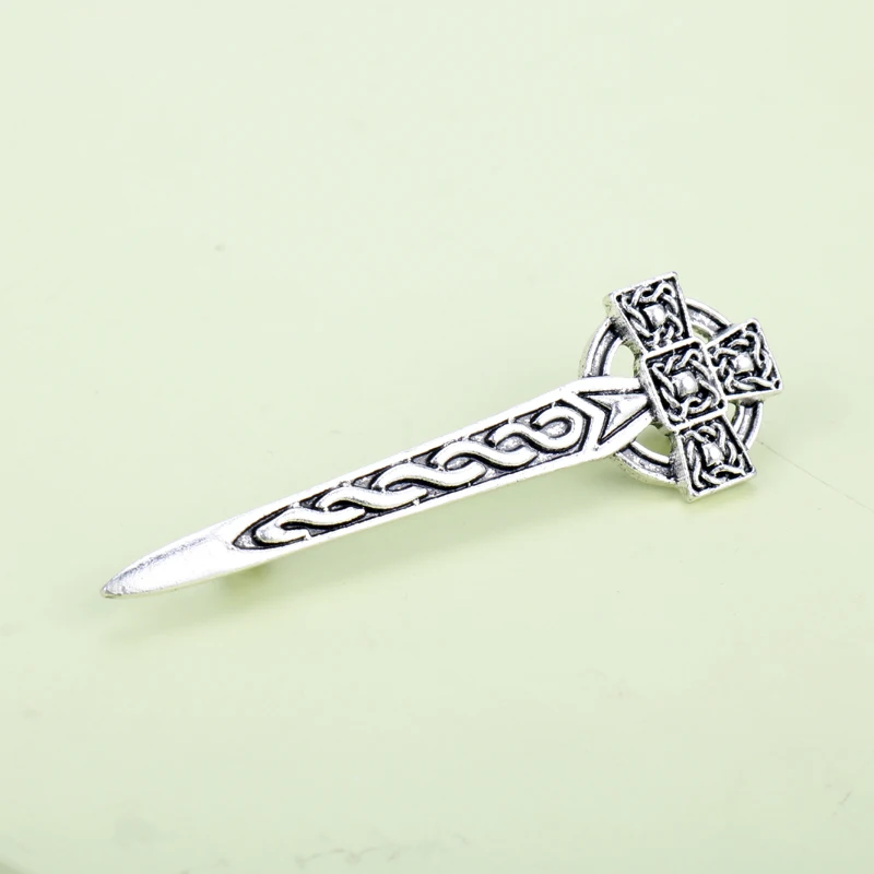 Винтажная брошь в виде расторопши Celtics Knot Kilt Pin ювелирное изделие Outlander