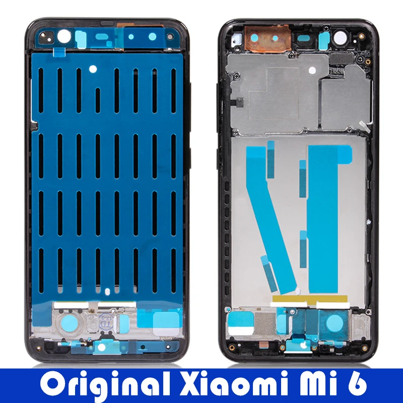 Оригинальная лицевая панель для Xiaomi Mi 6 Лицевая Mi6 ЖК экран с поддержкой корпуса